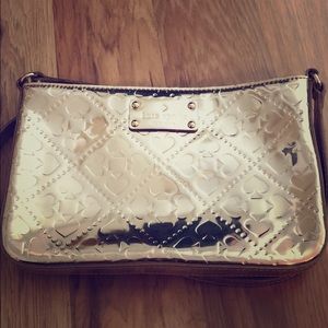 Gold Kate Spade Purse